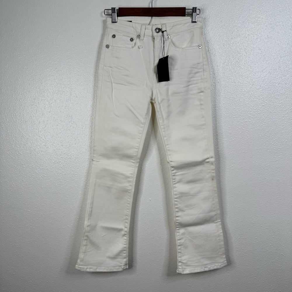 R13 NWT Kick Garret White Jeans Size 26‎